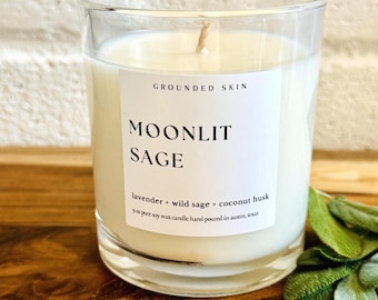 Natural Eco-Friendly Candle- Large Clean-Burning Soy Wax