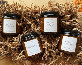 Proefset sojakaars herfst: mini-barnsteenpotten | Kies je 4 geuren
