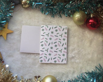 Christmas Cards - Plants and Greetings with Pre-Filled Interior by Hand