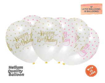 10 x 25 High Quality Latex Balloons 50th Anniversary Glamorous Gold 11/" Round