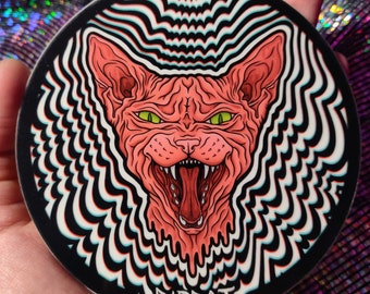 Glow in the Dark Sphynx-sticker