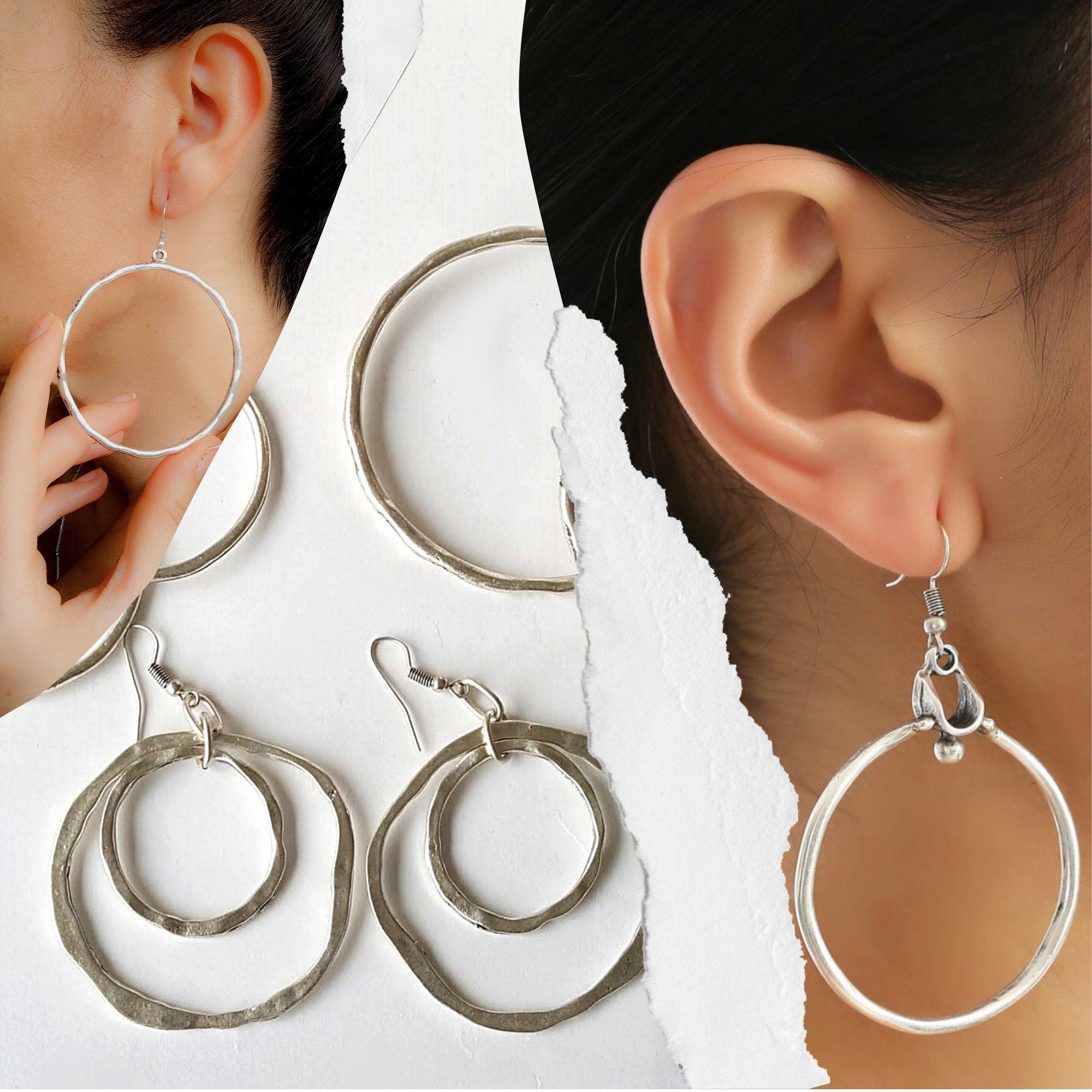  White Big Boobs Bottom Hot Sexy Earrings Dangle Hoop Jewelry  Drop Circle: Clothing, Shoes & Jewelry