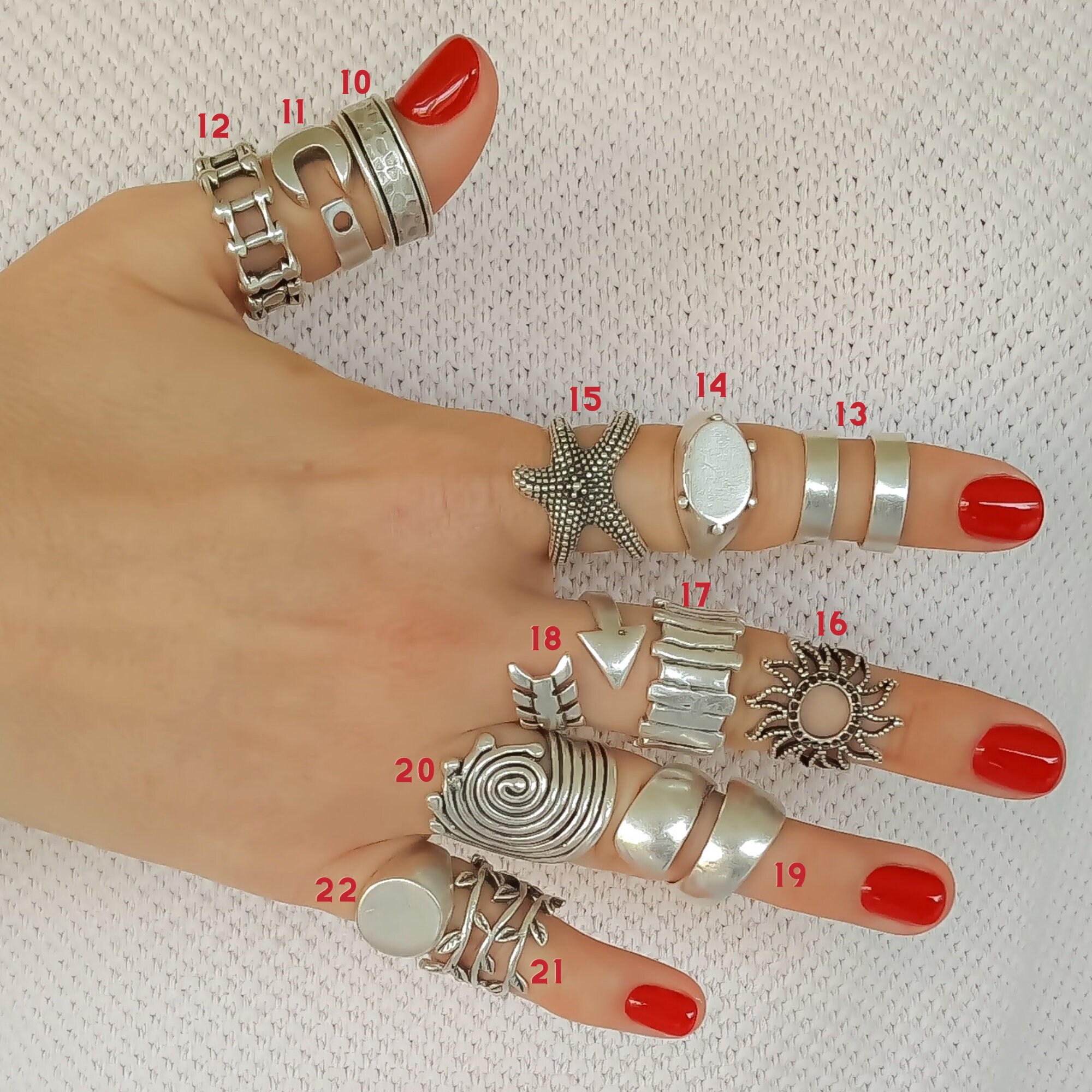 Adjustable Silver Stacking Knuckle Ring Chunky Long Tube Ring - Etsy UK