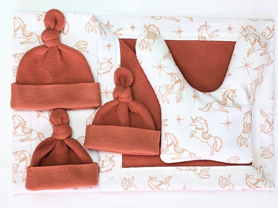 Unicorn NICU Gift Set Isolette Blanket Positioning Bean Bag Etsy