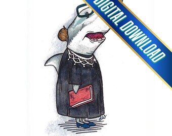 Ruth Bader Finsburg Digital Print
