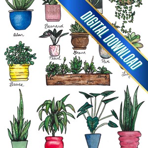 Stampa digitale "I Wet my Plants"