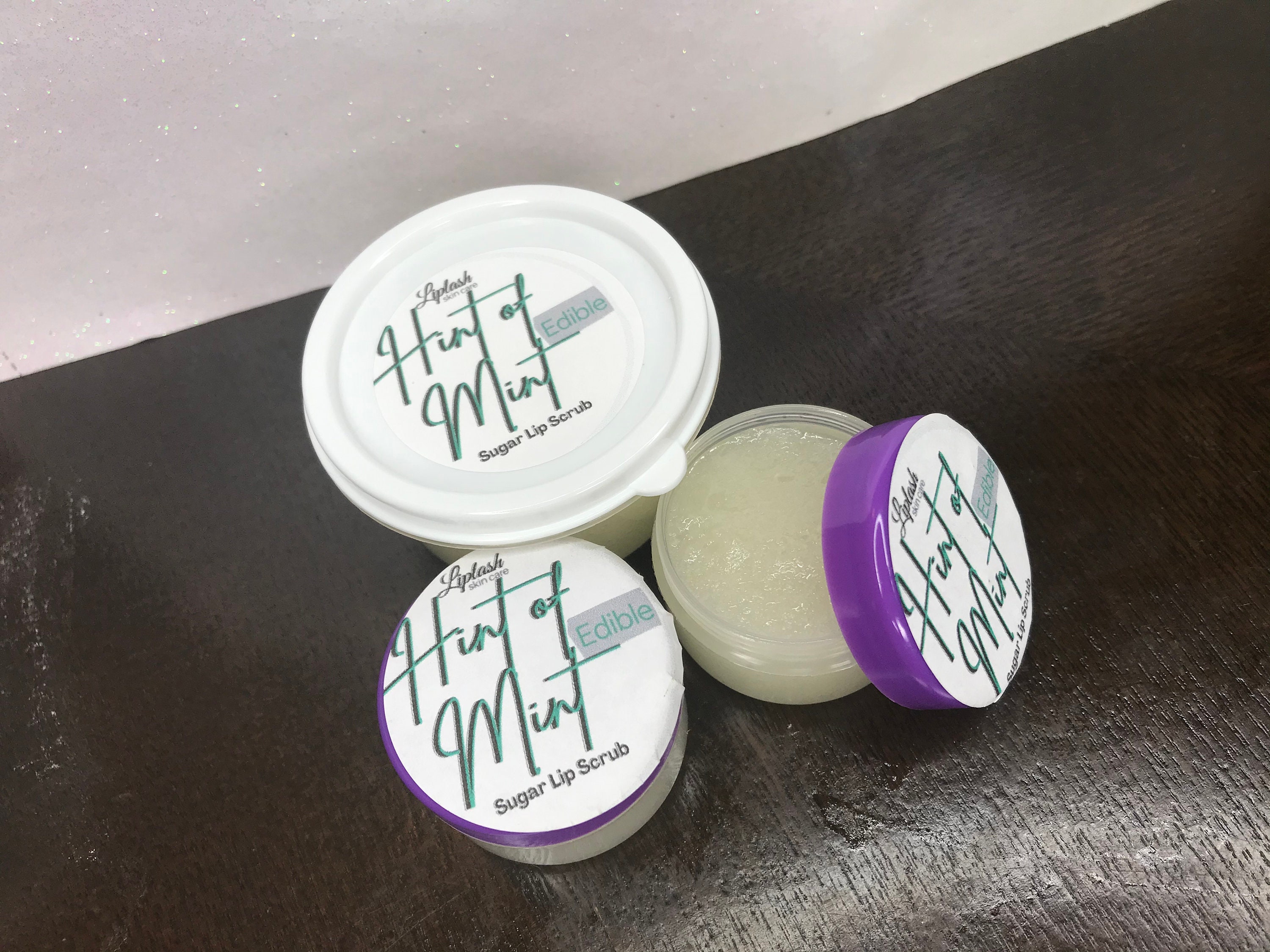 Edible Lip Scrub All Natural Vegan Lip Scrub Choose Flavor Etsy