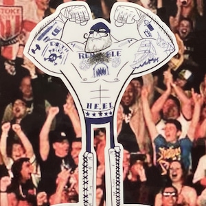 Wrestling Heel Sticker