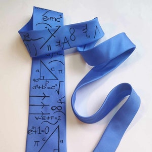 Silk Tie, Mathematical Tie, Necktie, Black Tie, Abstract Tie, Mens Ties, Mens Accessories, Gifts for Men, Wedding Tie, Maths Tie