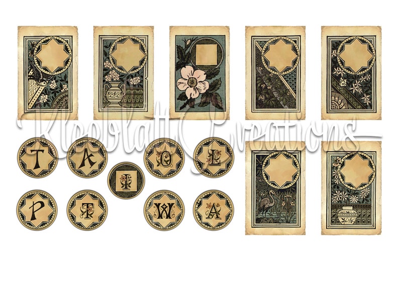 May include: Set of ten vintage printable labels with ornate frames and floral designs. The labels are blank and can be used for a variety of purposes, such as labeling jars, bottles, or gifts. The labels are in a vintage style and feature a variety of floral designs, including roses, lilies, and daisies.
