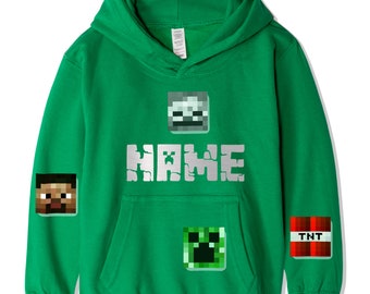 minecraft hooded sweatshirt