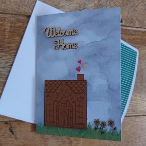 Nouvelle carte d'accueil, carte de voeux, carte d'accueil de bienvenue