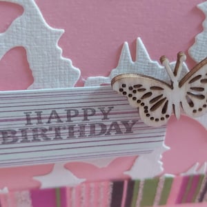 Mom butterfly birthday card, greeting card, birthday card for her, butterfly card