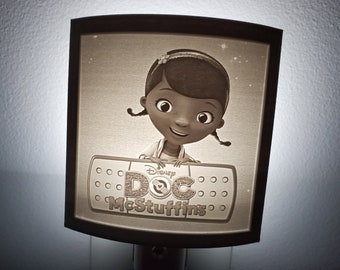 Doc McStuffins 3D Printed  LED Night Light