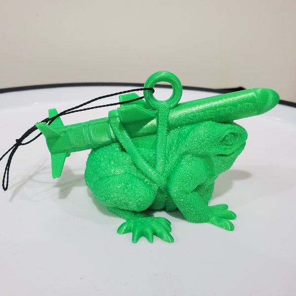 Missile Toad | Ornament | Figure | Mistletoe Pun