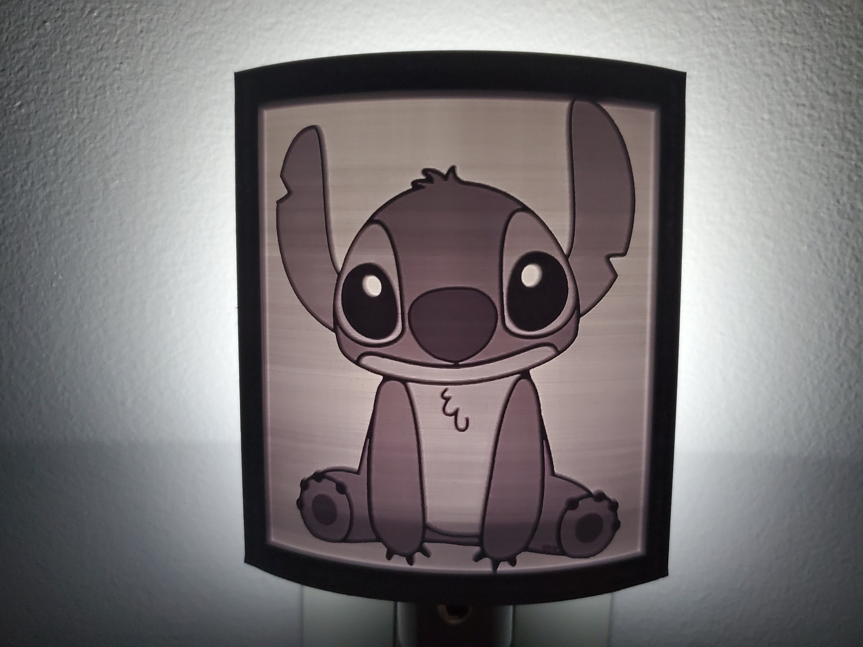 Stitch Nightlight, Lilo and Stitch, Personalized Lamp, Disneyland