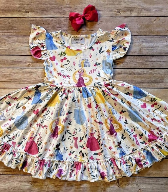 Vintage Princess Flutter Twirl Dress