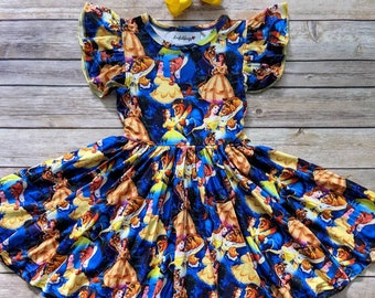 Beastie Love Story Flutter Twirl Dress