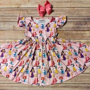 Princess Classic Pink Flutter Twirl Dress