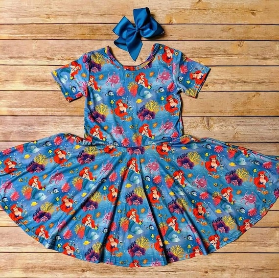 knee length dresses for ladies Adult Mermaid Twirl Dress Size 12 | Little Adventures | Children's Dress UPS & Costumes main image 1