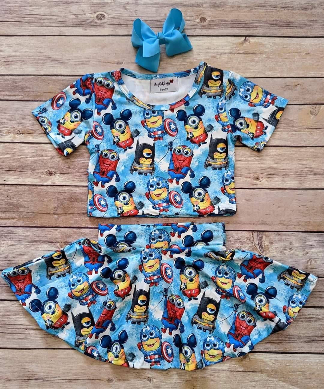 Girls minion pajamas sale