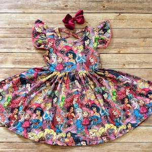 Princesses Flutter Twirl Dress image 1