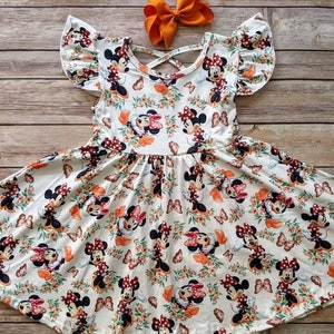 Mini Butterfly Flutter Twirl Dress