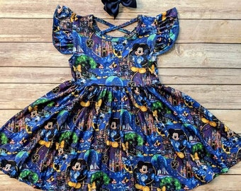 50th Magic Celebration Flutter Twirl Dress