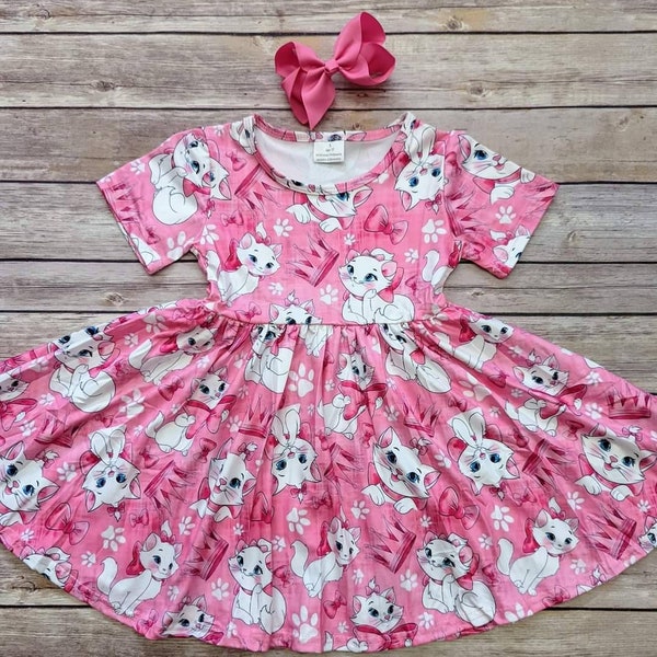 Princess Cat Twirl Dress