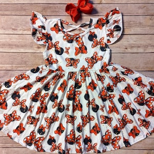 Mini Bows Flutter Twirl Dress
