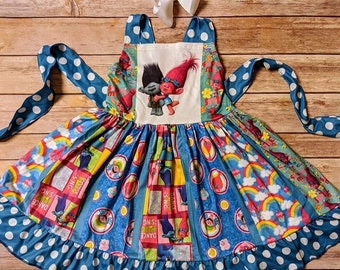 Trolls Panel Twirl Dress