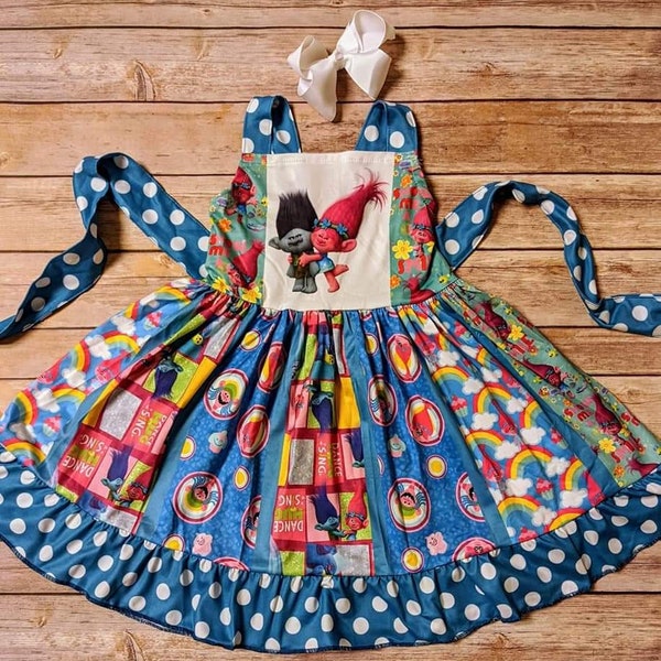 Trolls Panel Twirl Dress