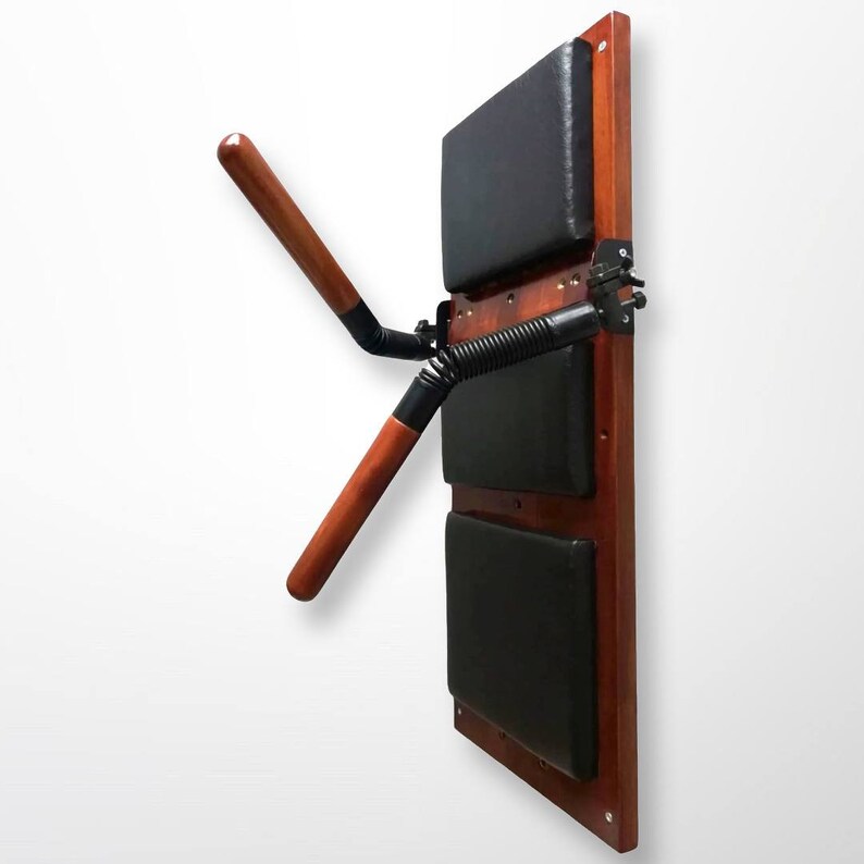 Wall Mounted Wing Chun Dummy Panel and 3 Portable Spring Arms Etsy
