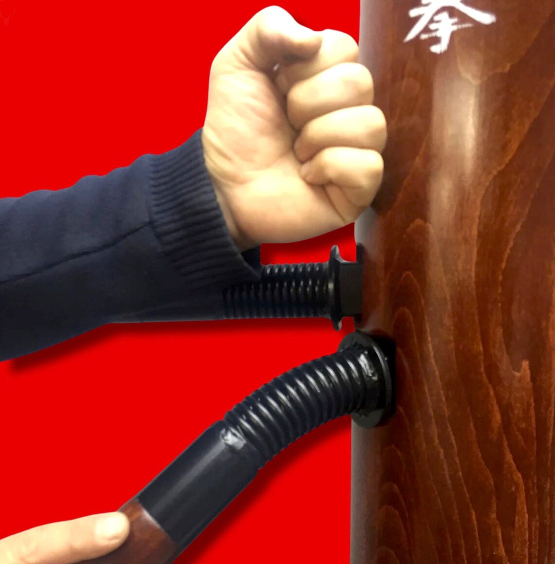 Wing Chun Wooden Dummy Chi Sao Spring Arms for Wooden Dummy Etsy