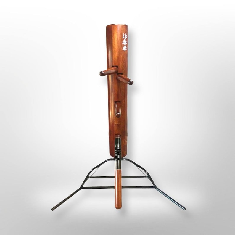 Modern Wing Chun Wooden Dummy and Traditional Arms, Spring Leg Wing