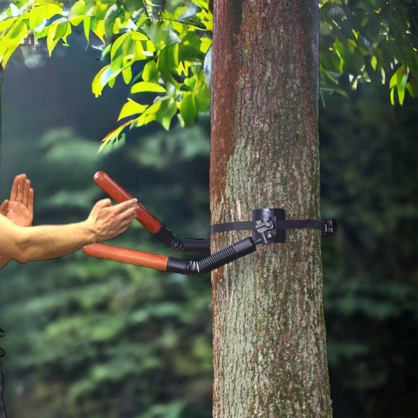 Mannequin en bois Wing Chun, bras portables Chi Sao | Mannequin d'entraînement au kungfu pour arts martiaux chinois | Équipement de sports de plein air | Cadeau pour elle et lui
