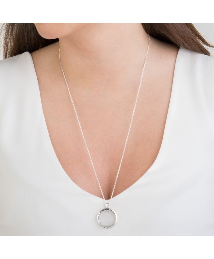 PANDORA Locket Necklace59053075 Large Etsy