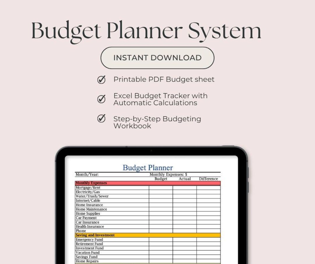Beginner Budget Guide: PDF Workbook Bundle - Etsy
