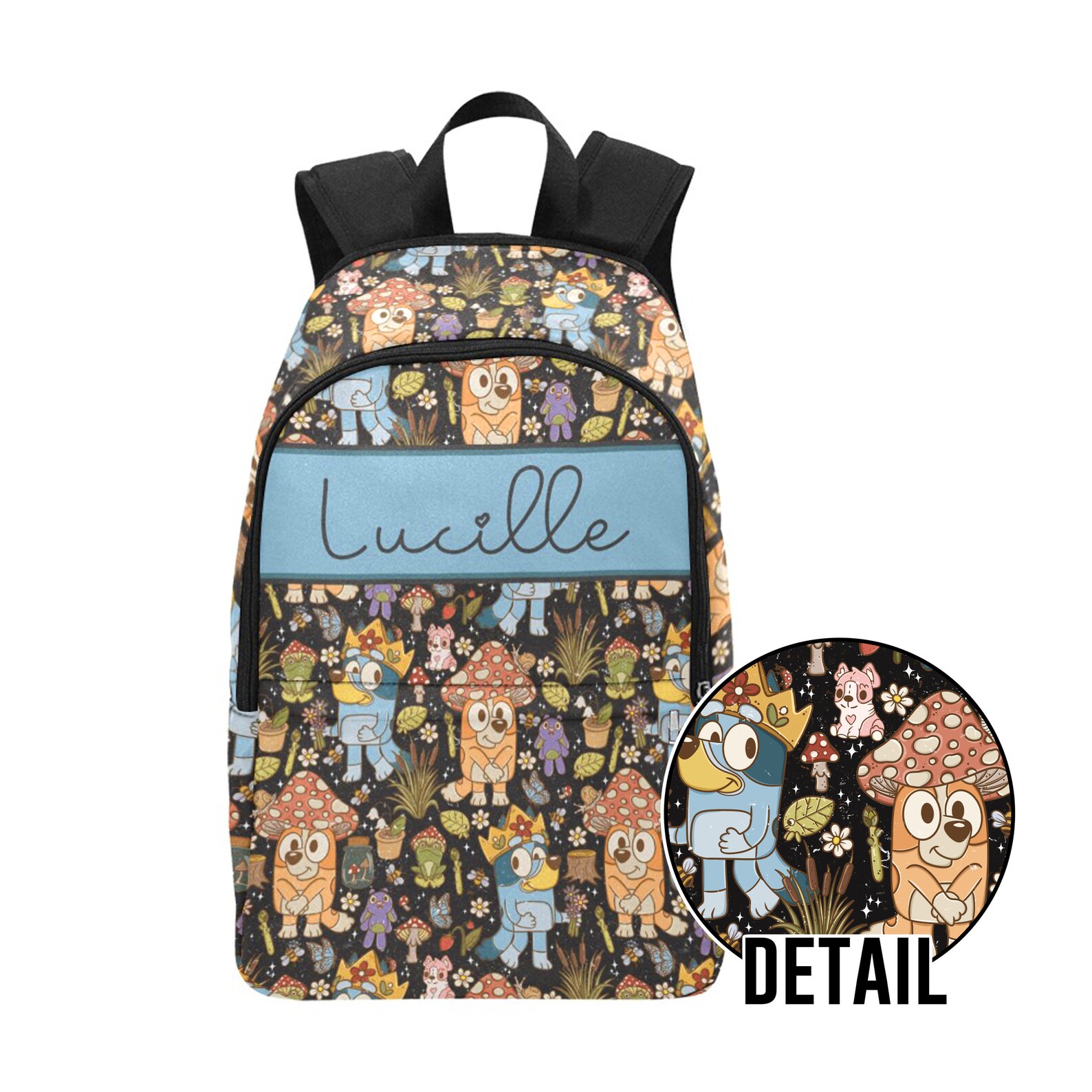Cottagecore Heeler Personalized Backpack Allover Print Etsy