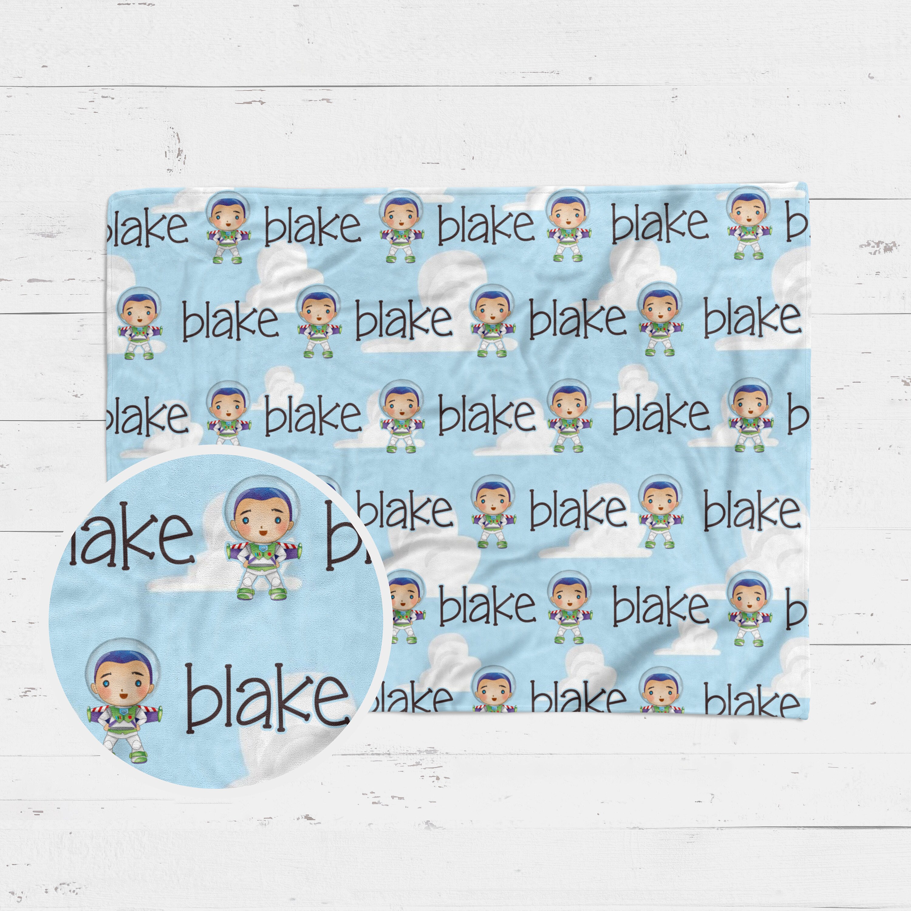 Toy Story Personalized Blanket Kids Toddler Minky Gift Soft Etsy