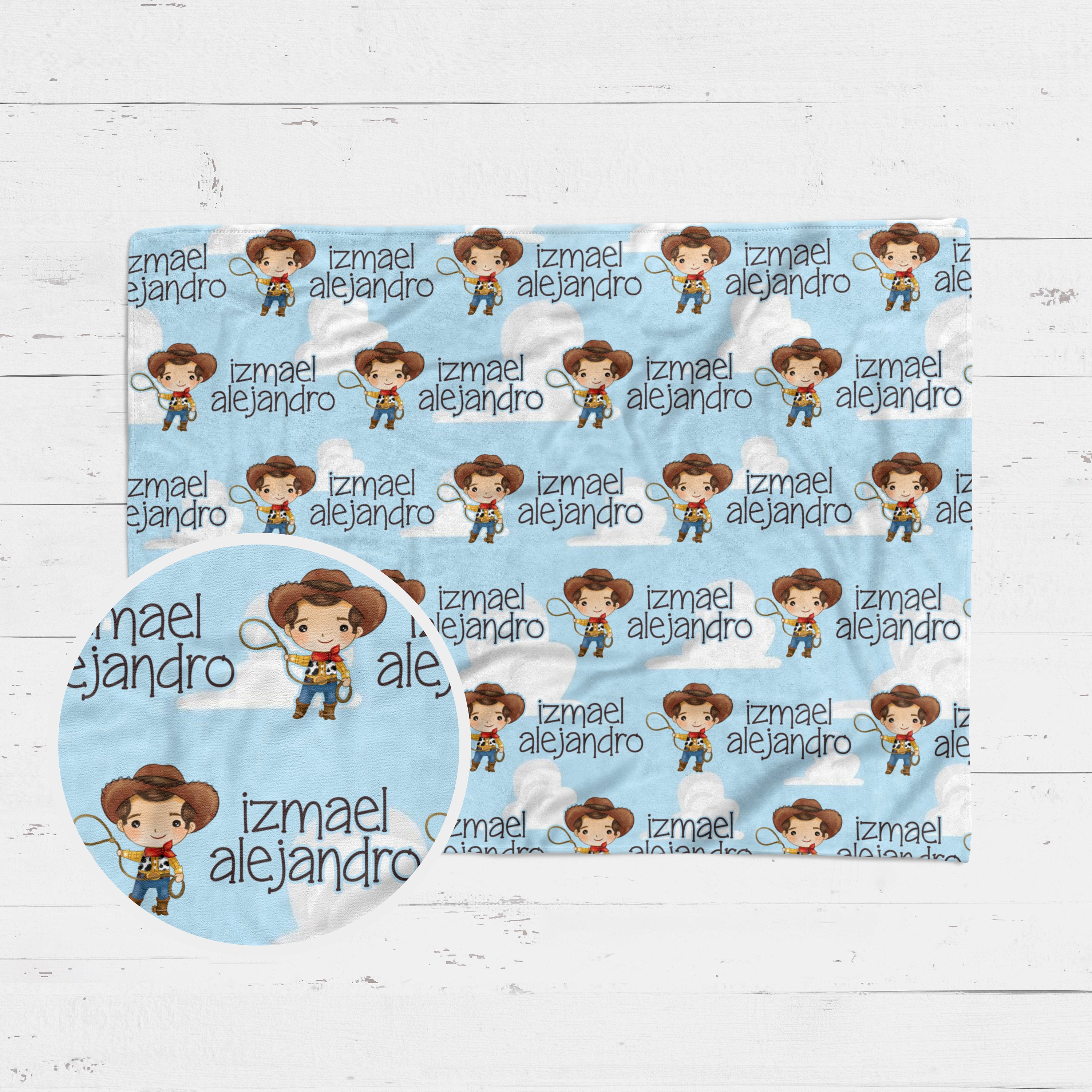 Toy Story Personalized Blanket Kids Toddler Minky Gift Soft Etsy