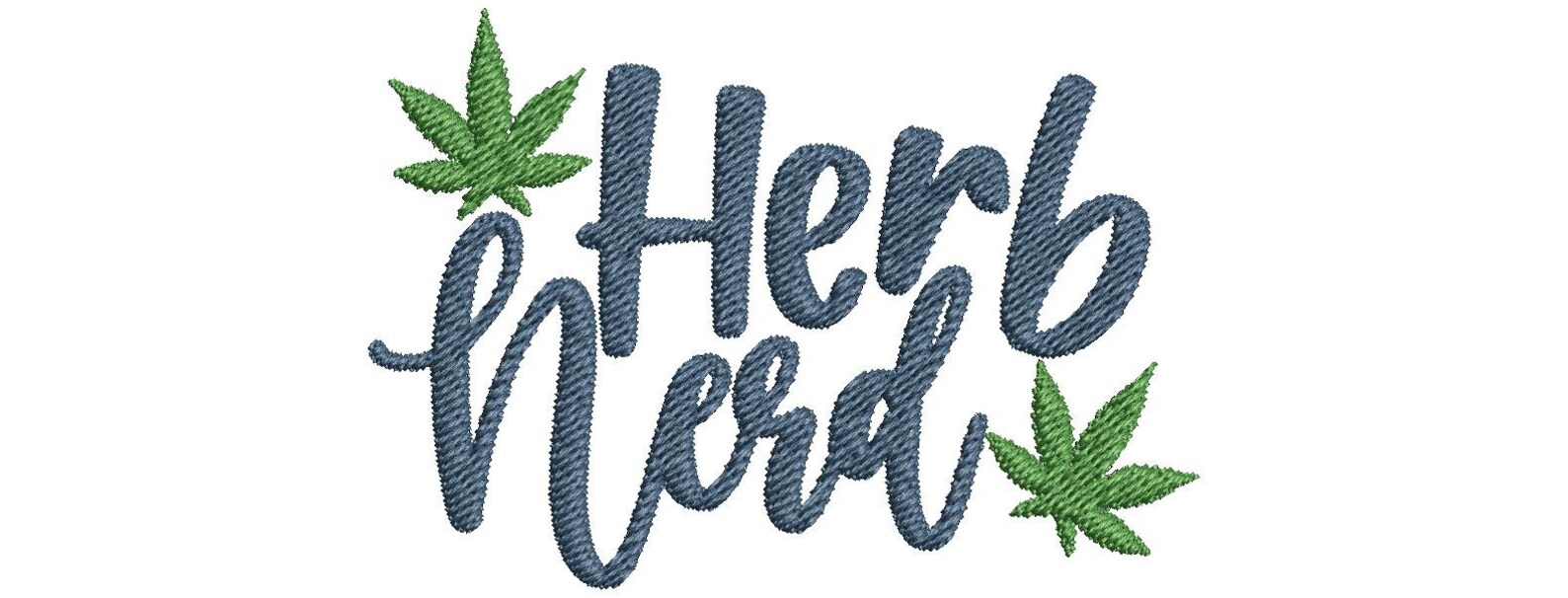 Quotes Herb Nerd Embroidery Machine Pattern Etsy