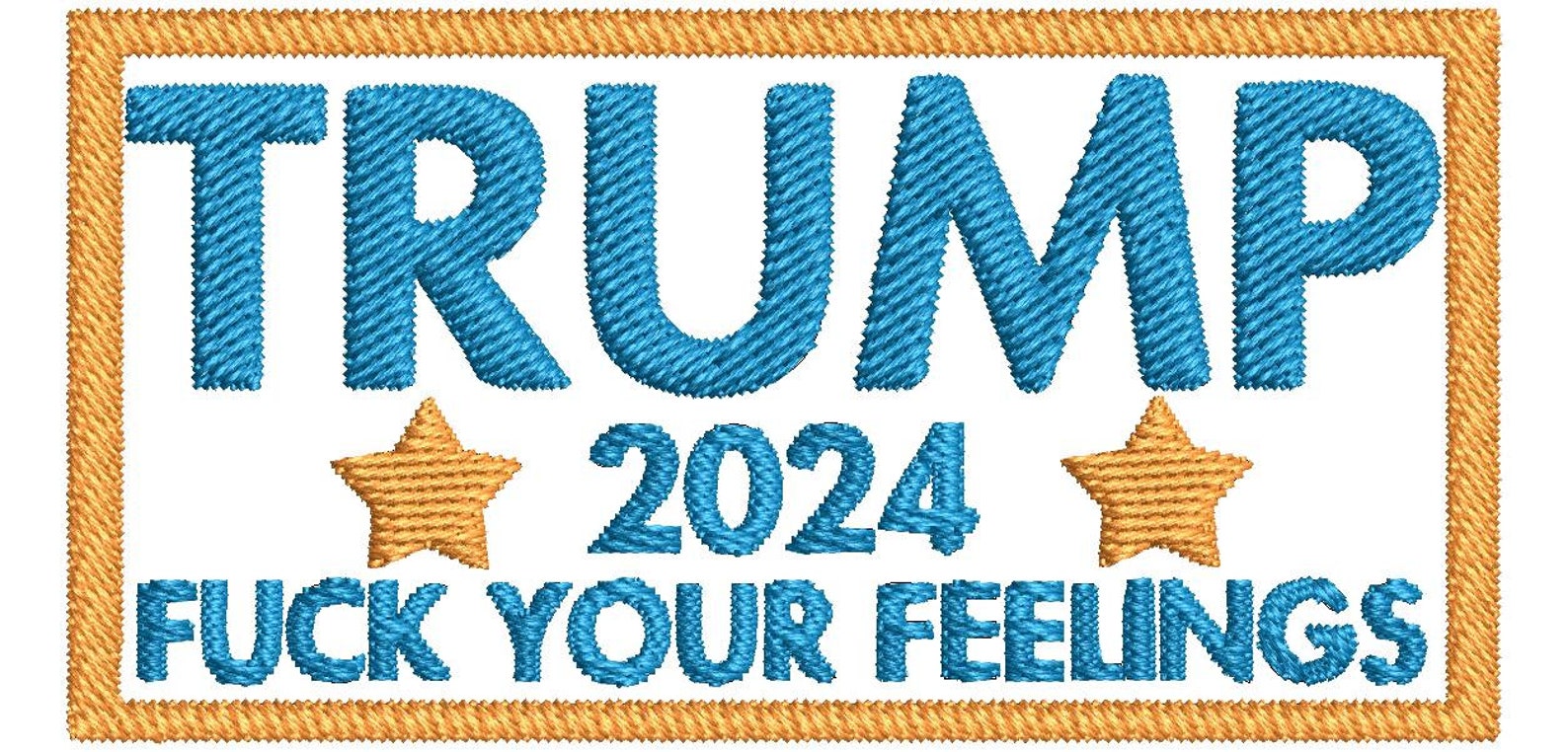 Trump 2025 Design Embroidery Machine Pattern 17 Etsy