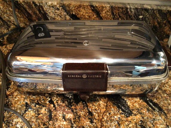 vintage general electric waffle iron