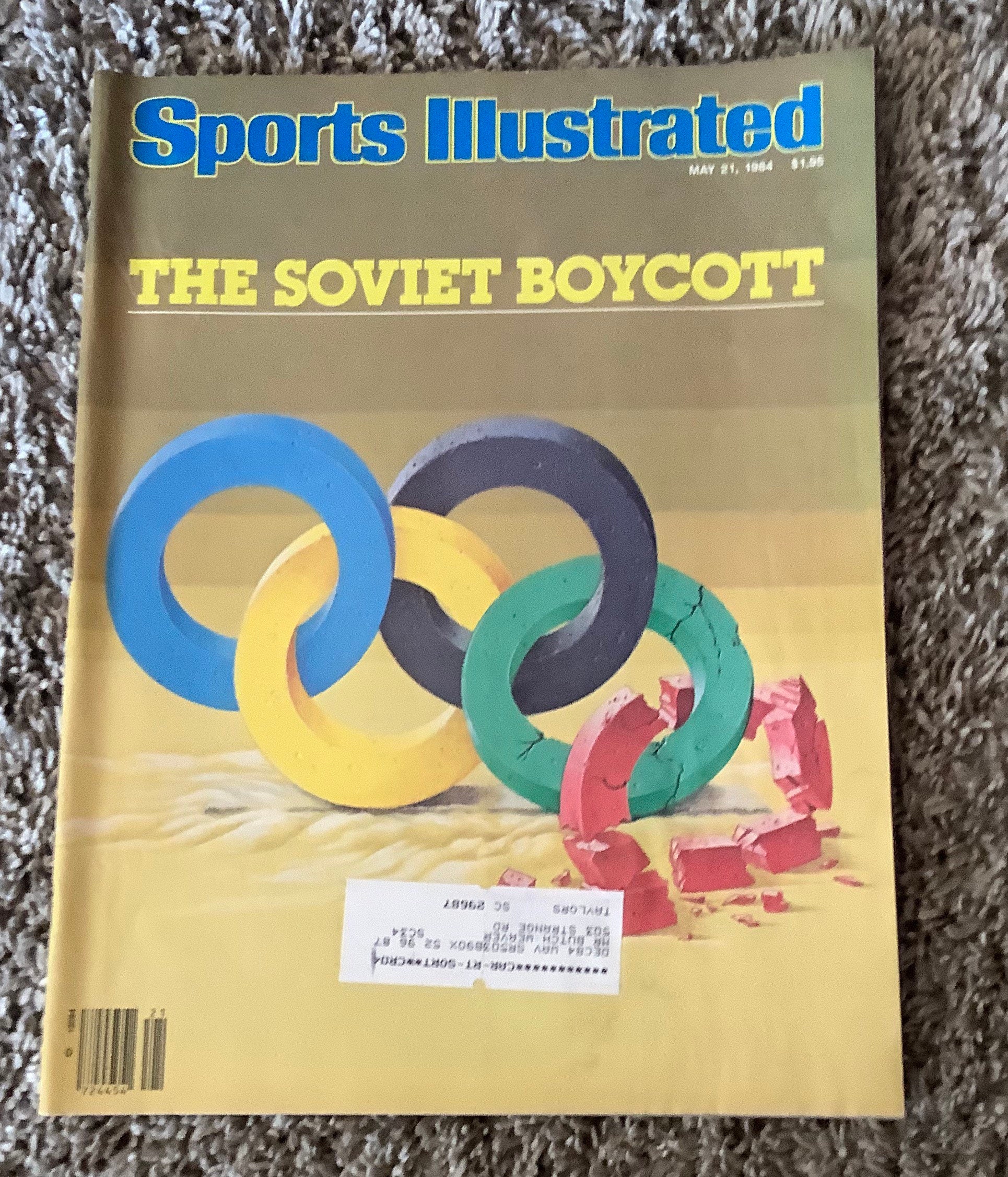 Vintage Sports illustrated May 21 1984 The Soviet Boycott