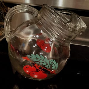 Mid Century Vintage Tilt Ball Tomatensaft Kanne