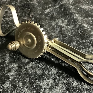 Antique Baby Bingo No. 63 Miniature Hand Mixer - Toy Eggbeater