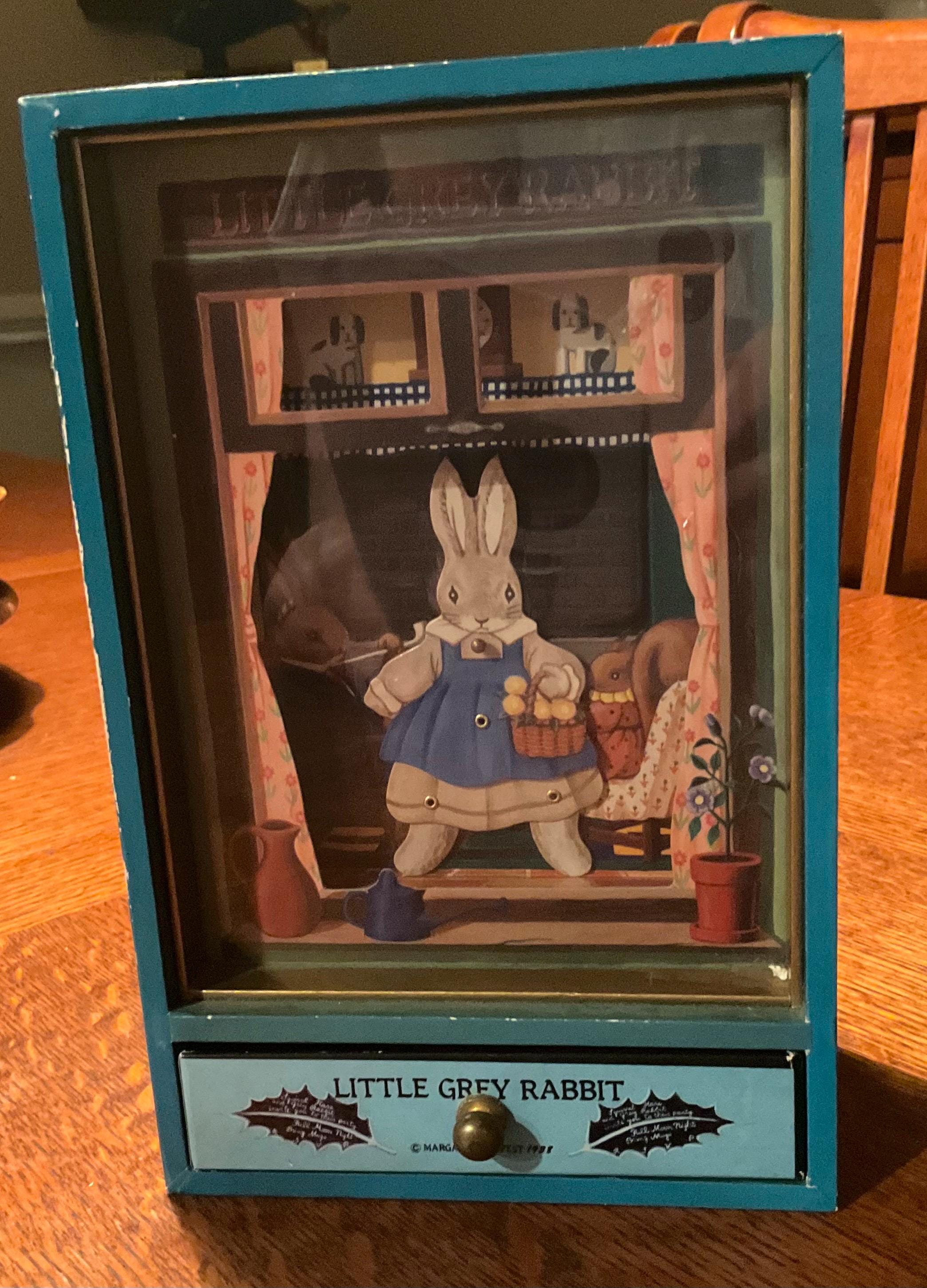 リトルグレイラビット♡オルゴールジュエリーケース♡ライムライト
