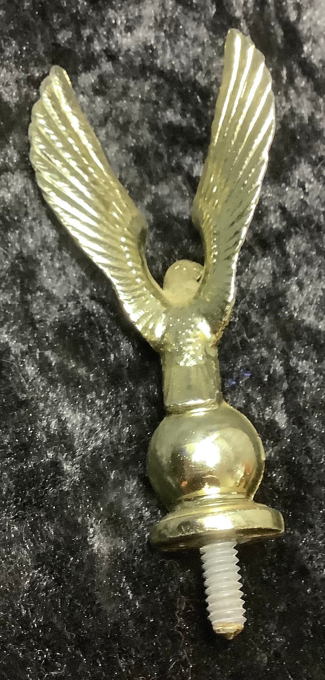 Vintage Pedal Car Gold Eagle Hood Ornament Etsy