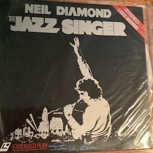 Verzamelbare jaren 1980 Neil Diamond In The Jazz Singer Laserdisc - Vintage Laser Videodisc